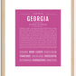 Georgia | Name Art Print