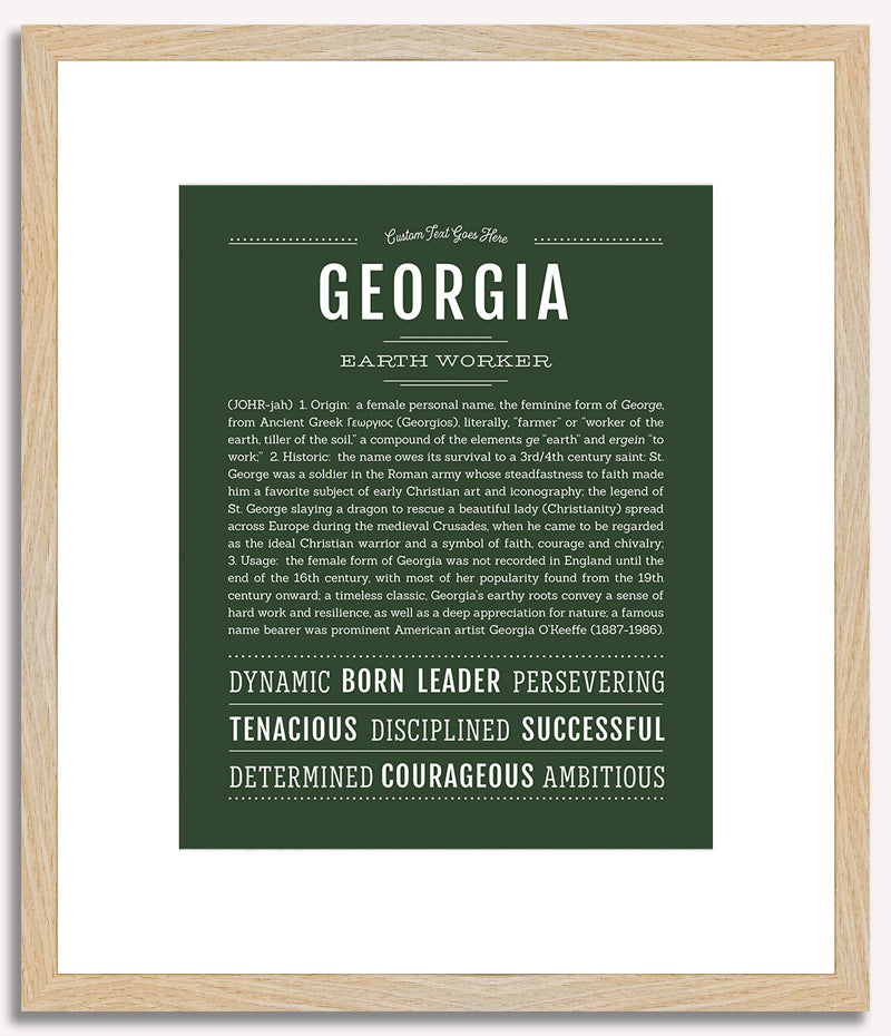 Georgia | Name Art Print