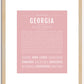 Georgia | Name Art Print