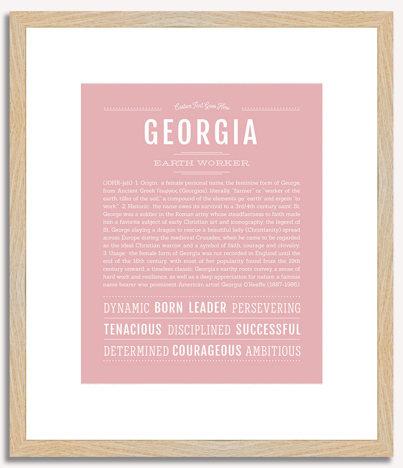 Georgia | Name Art Print