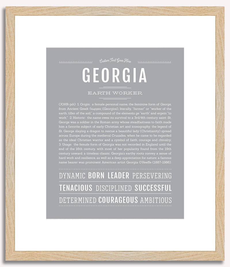 Georgia | Name Art Print