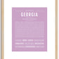 Georgia | Name Art Print