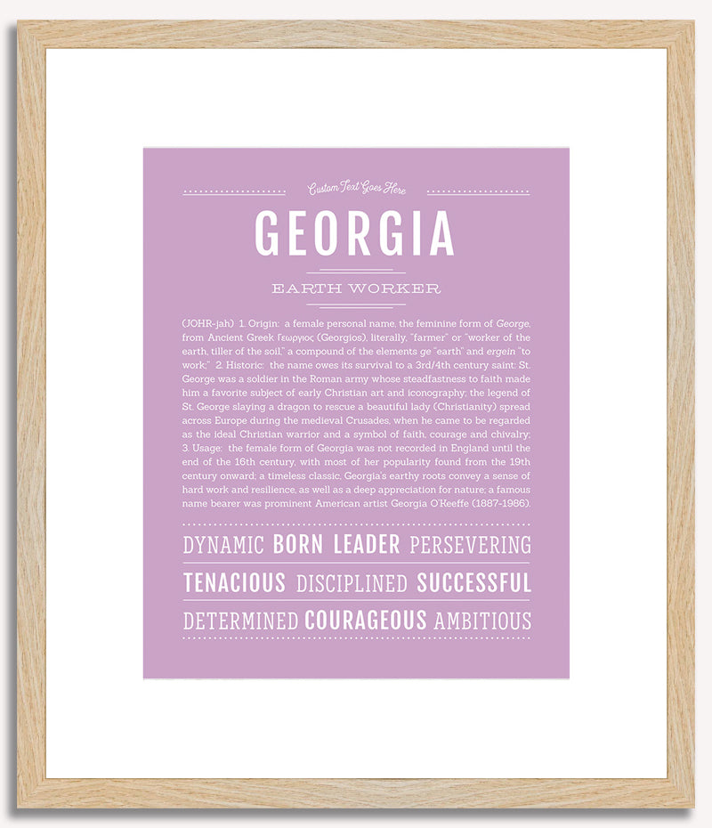 Georgia | Name Art Print