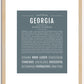 Georgia | Name Art Print