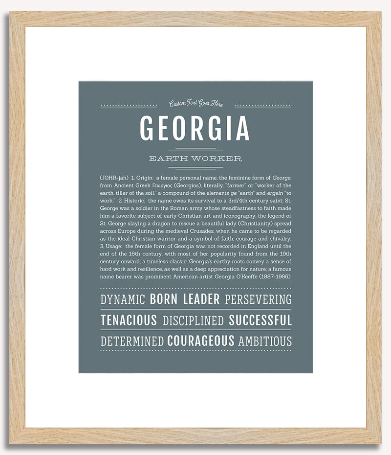 Georgia | Name Art Print