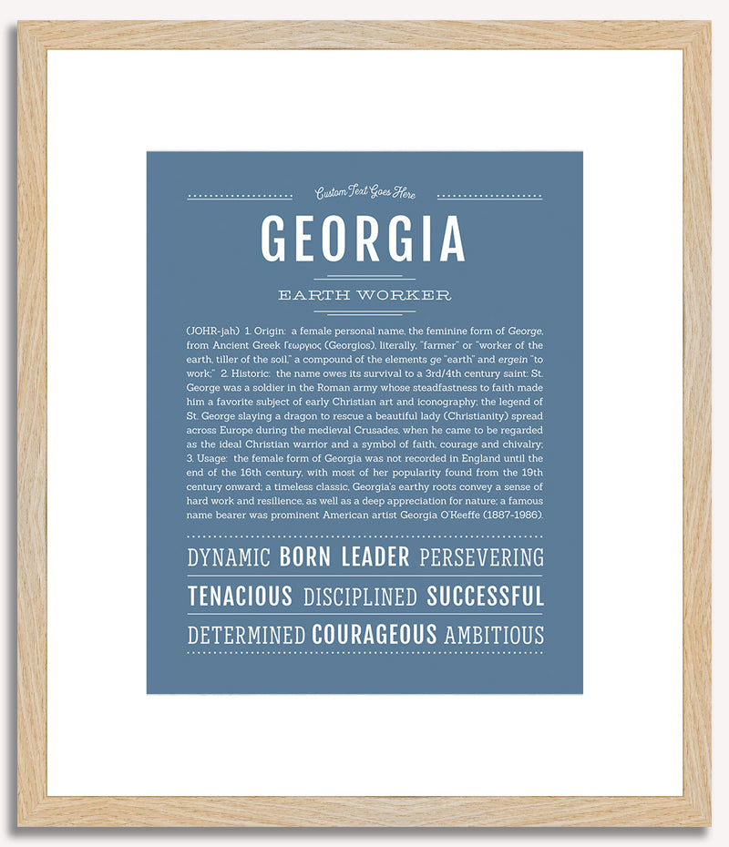 Georgia | Name Art Print