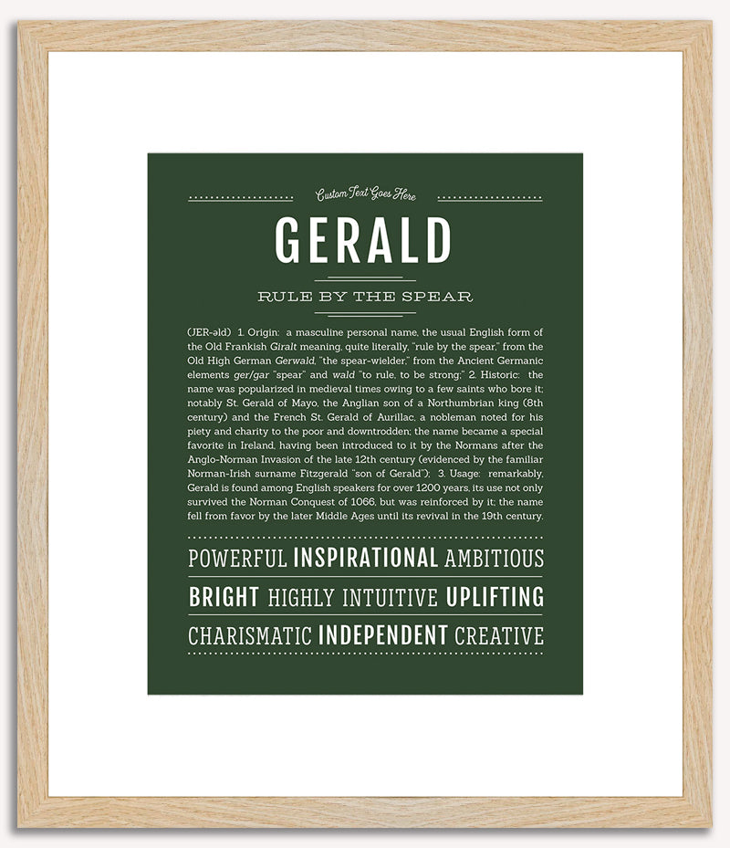 Gerald | Name Art Print