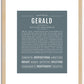 Gerald | Name Art Print