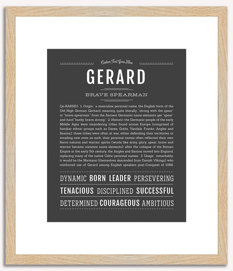 Gerard | Name Art Print