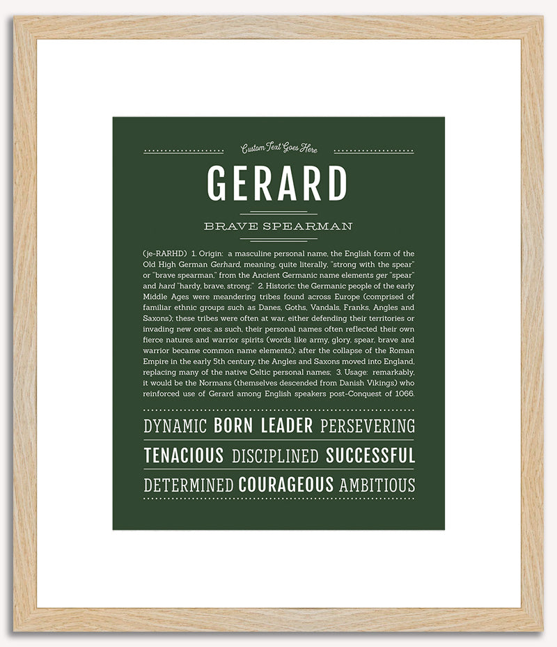 Gerard | Name Art Print