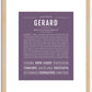 Gerard | Name Art Print