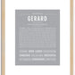 Gerard | Name Art Print