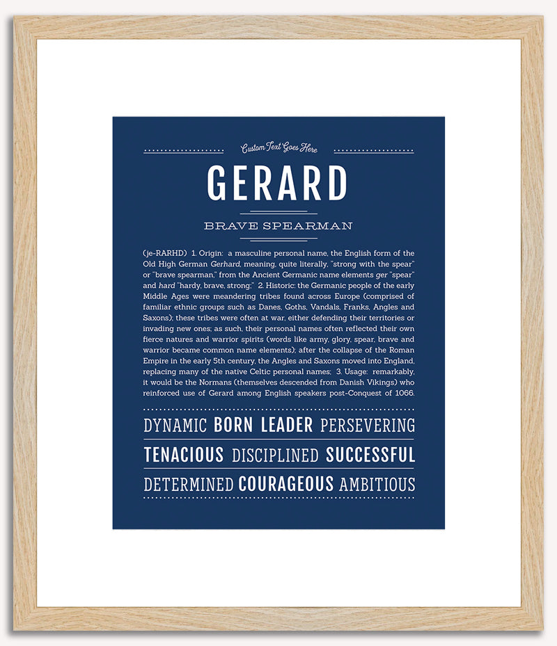 Gerard | Name Art Print