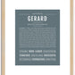 Gerard | Name Art Print