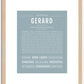 Gerard | Name Art Print