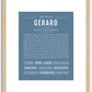 Gerard | Name Art Print