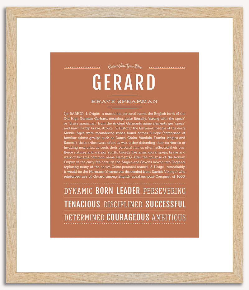 Gerard | Name Art Print