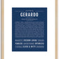 Gerardo | Name Art Print