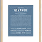 Gerardo | Name Art Print