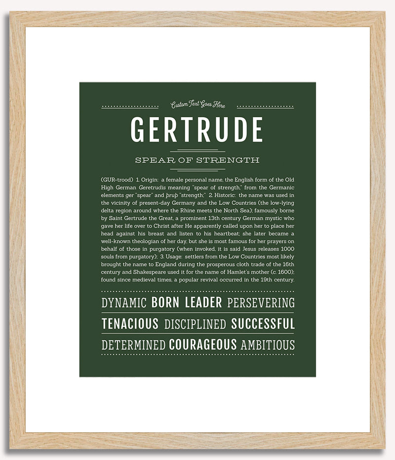 Gertrude | Name Art Print