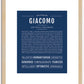 Giacomo | Name Art Print