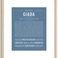 Giada | Name Art Print