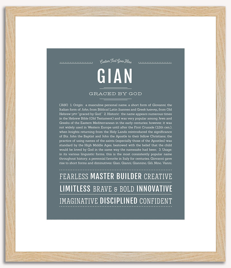 Gian | Name Art Print