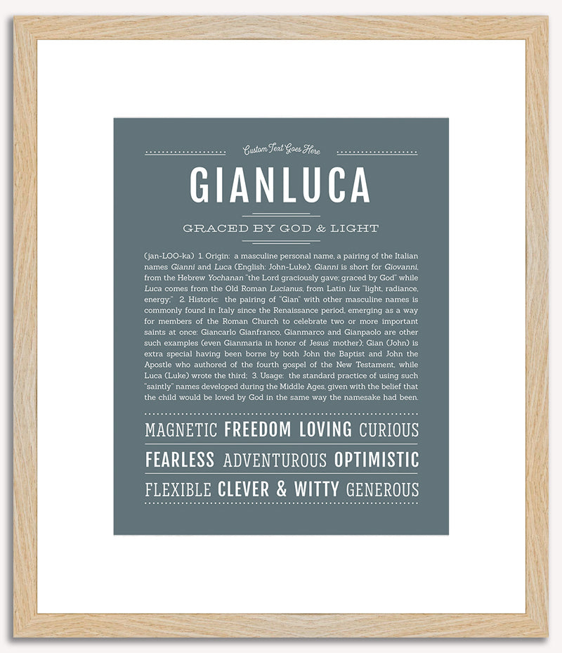 Gianluca | Name Art Print