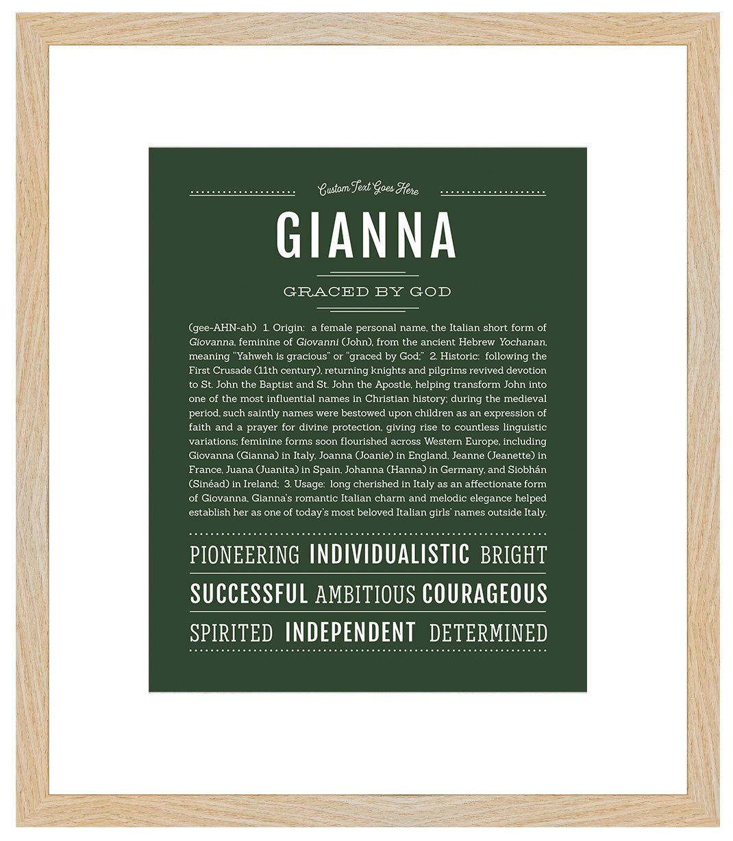 Gianna | Name Art Print