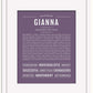 Frame Options | Deep Purple | Black Frame, Matted