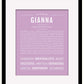 Frame Options | Lilac | Maple Frame, Matted