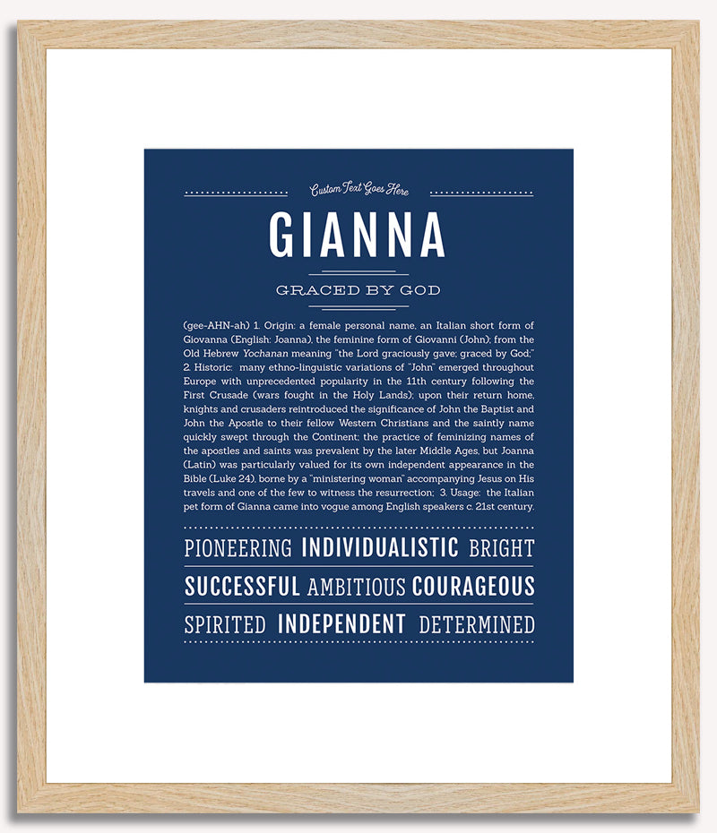 Gianna | Name Art Print