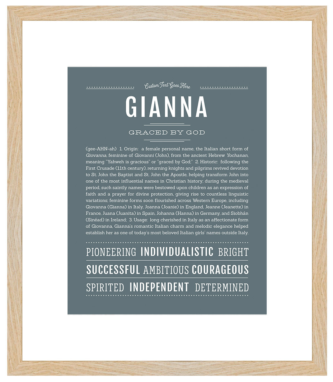 Gianna | Name Art Print