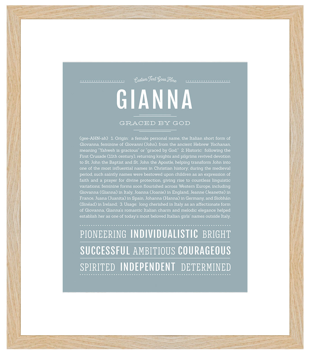 Gianna | Name Art Print