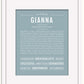 Frame Options | Powder Blue | Black Frame, Matted