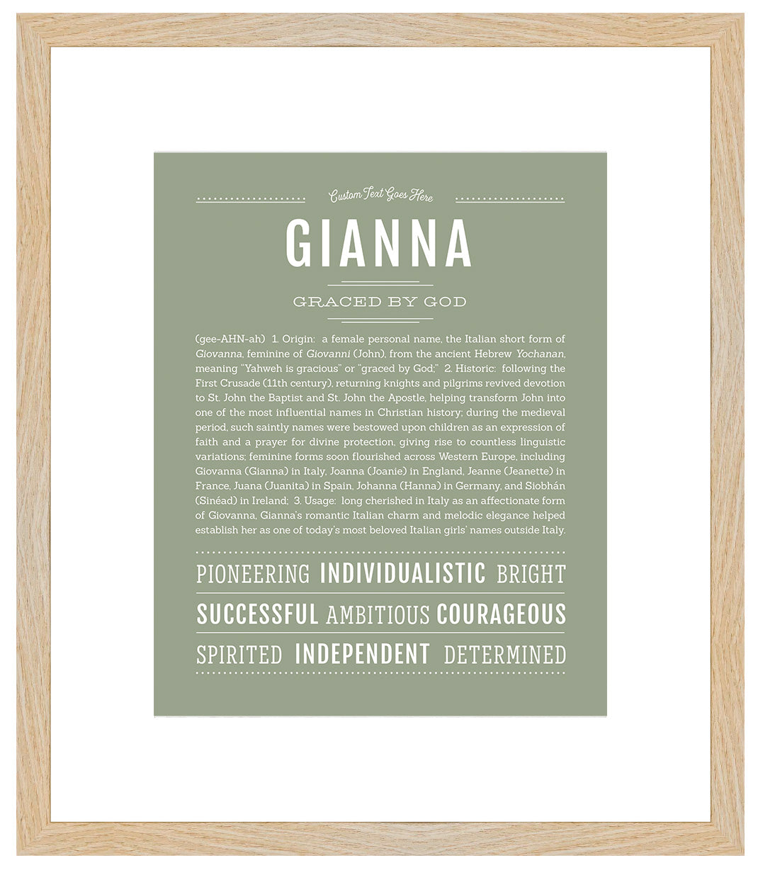 Gianna | Name Art Print