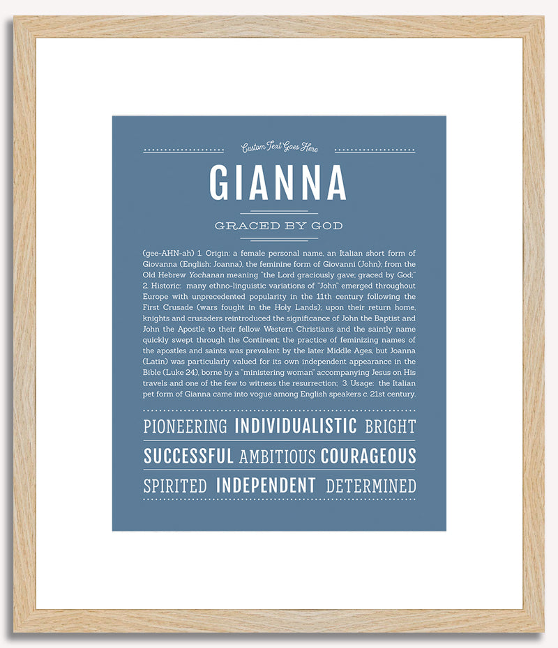 Gianna | Name Art Print