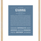 Gianna | Name Art Print
