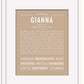 Frame Options | Tan | Black Frame, Matted