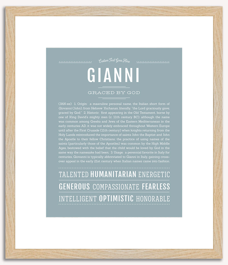 Gianni | Name Art Print