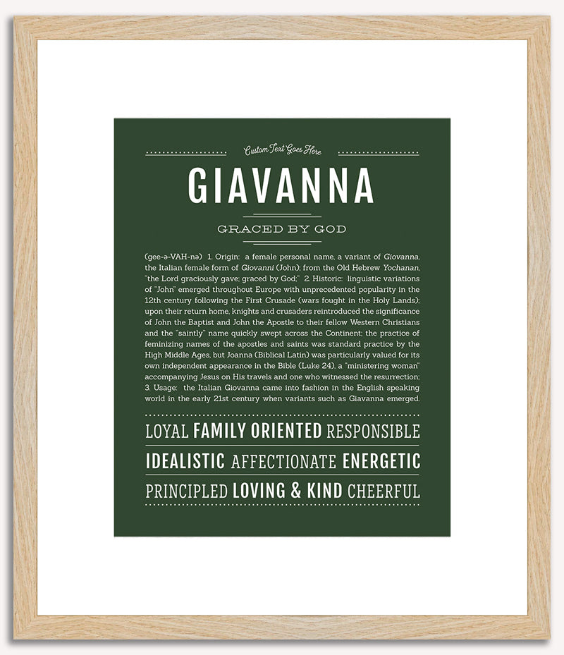 Giavanna | Name Art Print