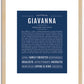 Giavanna | Name Art Print