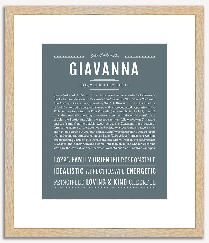 Giavanna | Name Art Print