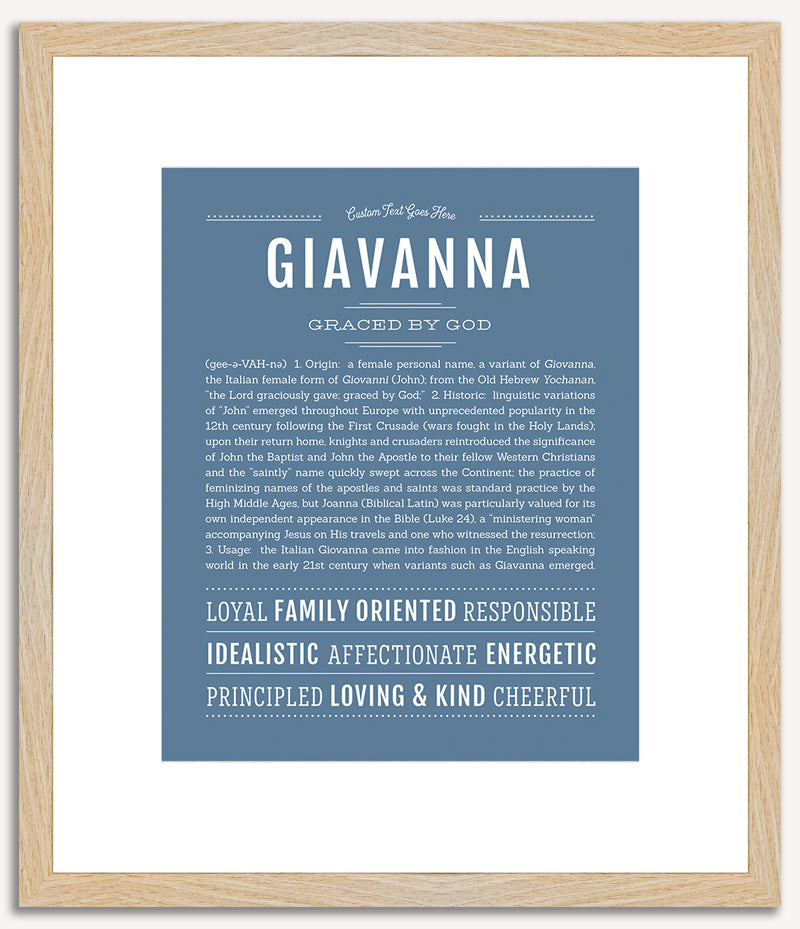 Giavanna | Name Art Print