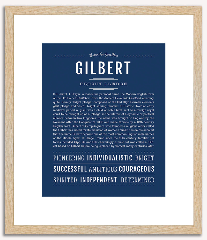 Gilbert | Name Art Print