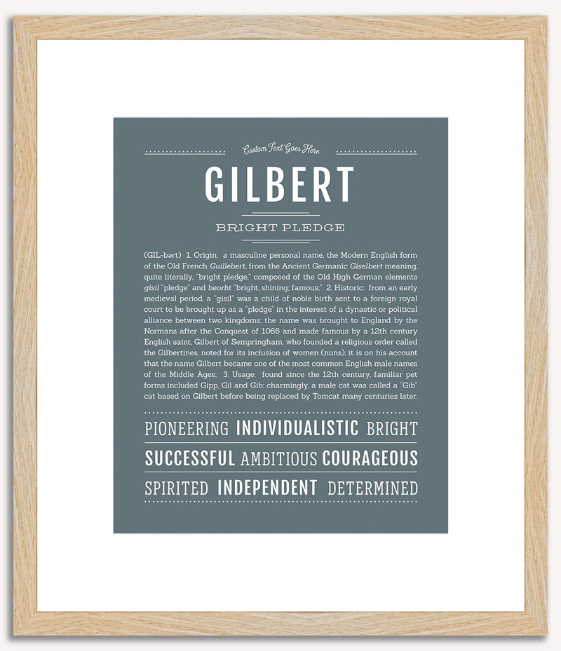 Gilbert | Name Art Print