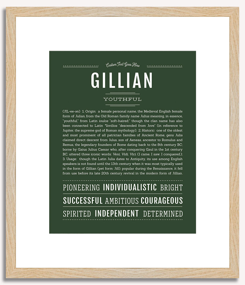 Gillian | Name Art Print