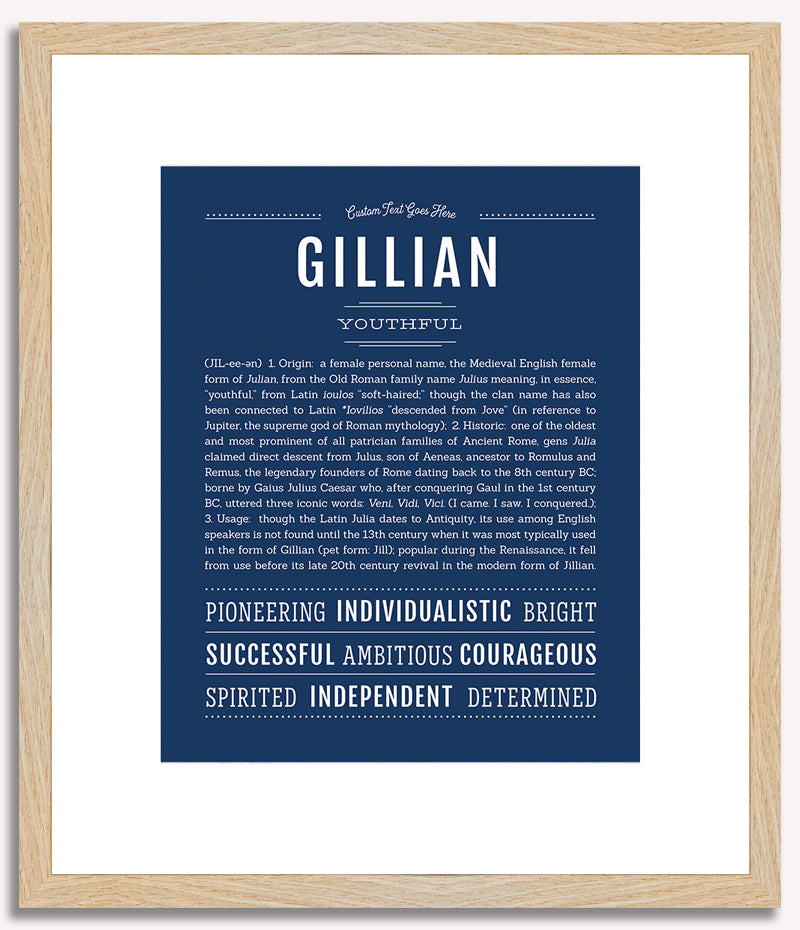 Gillian | Name Art Print