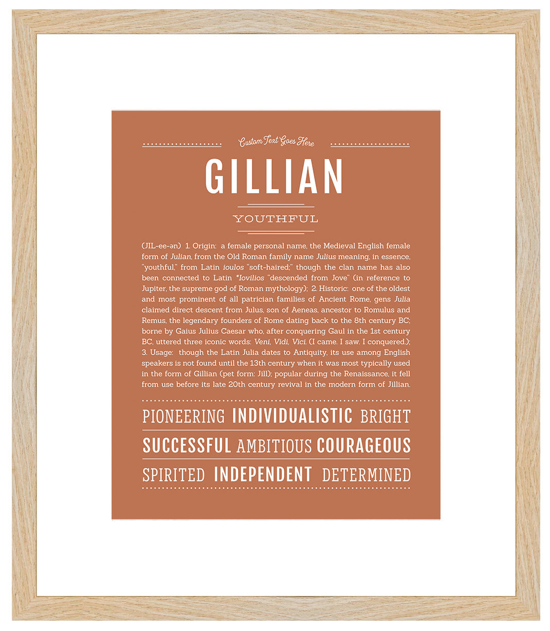 Gillian | Name Art Print