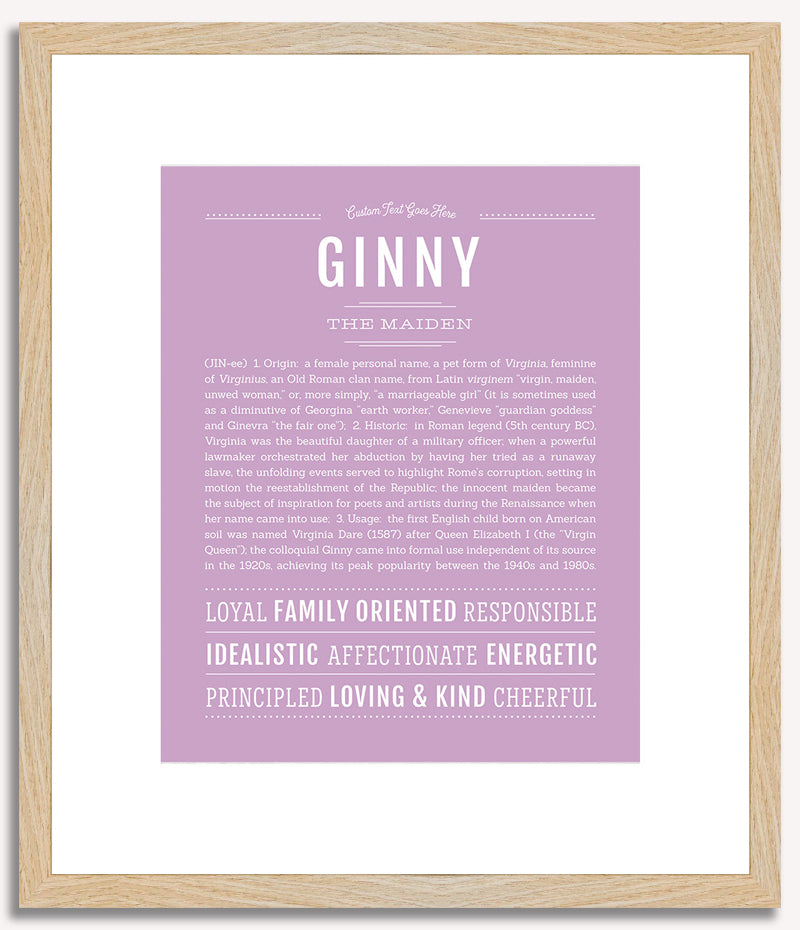 Ginny | Name Art Print